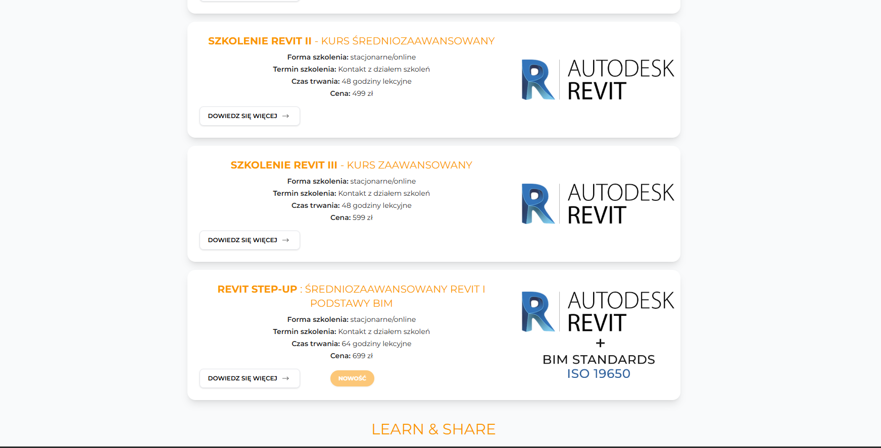 BIMup Academy Revit training offer